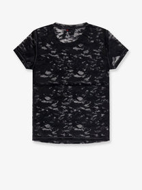 Diesel Women's Kasia Utlt Lace Shirt Black