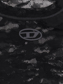 Diesel Women's Kasia Utlt Lace Shirt Black