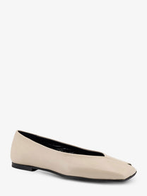 Alohas Women's Katia Leather Ballerinas White