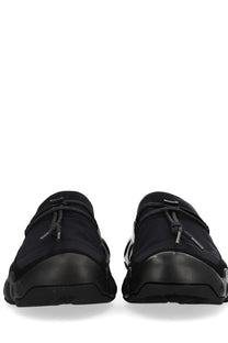 Keen men’s hypowser crushback sneaker black slip-on with chunky rubber sole and drawstring lacing