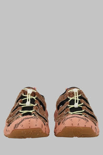 Keen men’s sandalo hyperport multicolor sneakers in pink and brown speckled design with white laces for active use