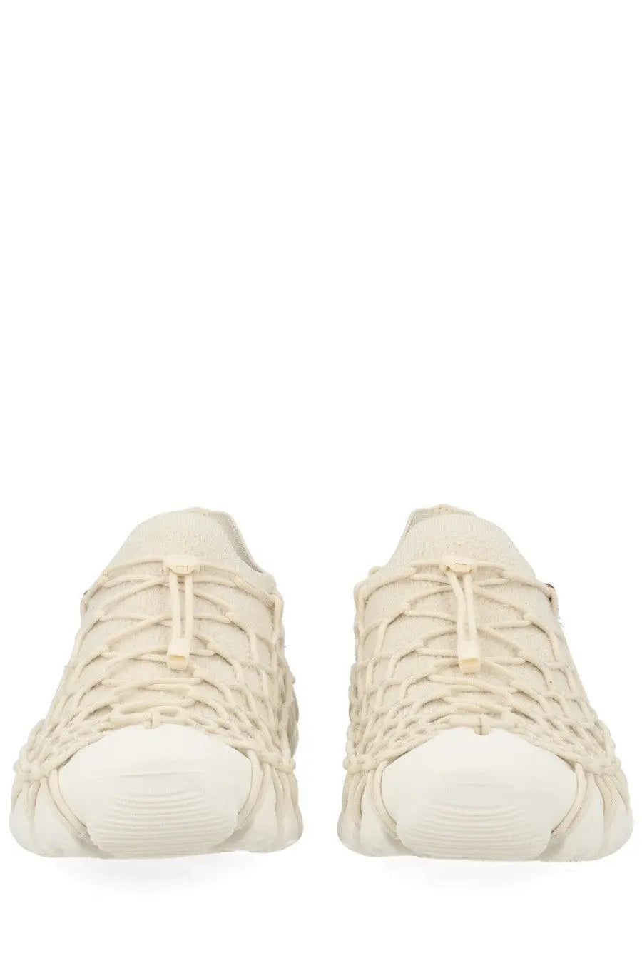 Keen women’s sneaker uneek white cream-colored woven mesh sneakers with chunky rubber sole for casual wear