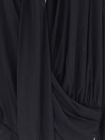 Amazuìn Women's Keila Sheer Stretch Tulle Bodysuit Black