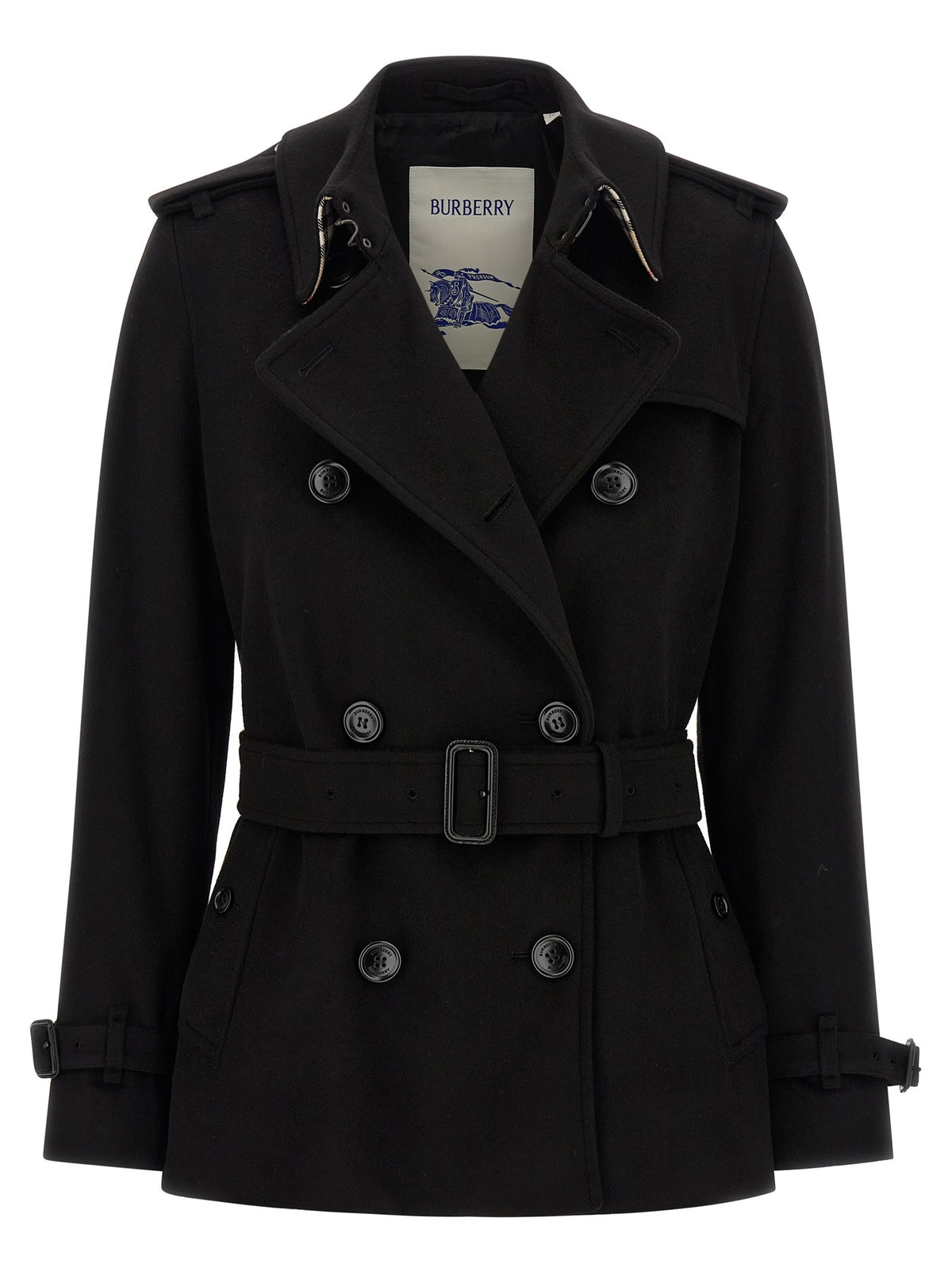 Burberry Kensington Trench Coat Black