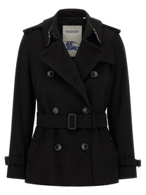 Burberry Kensington Trench Coat Black