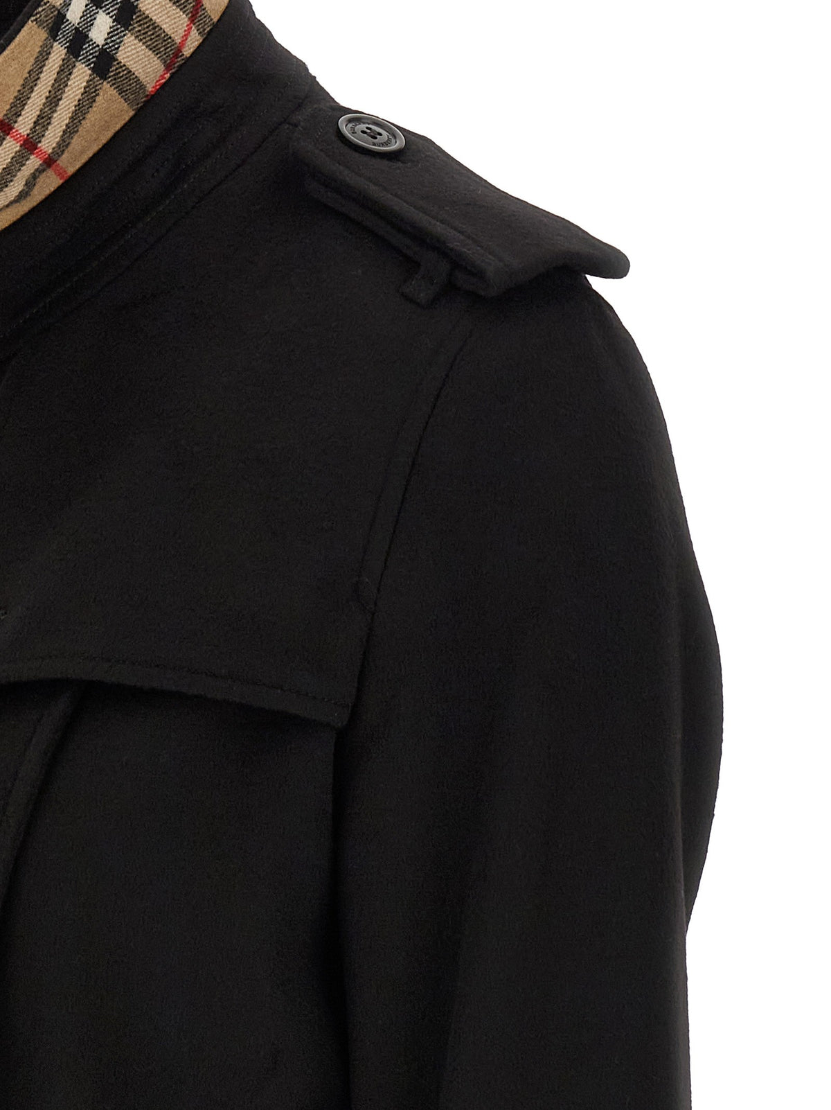 Burberry Kensington Trench Coat Black
