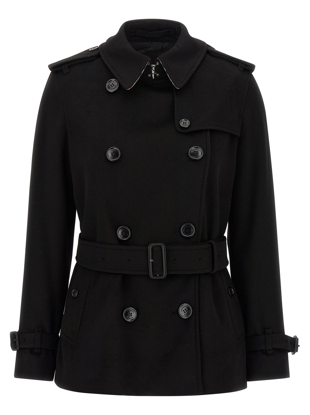 Burberry Kensington Trench Coat Black