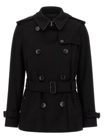 Burberry Kensington Trench Coat Black