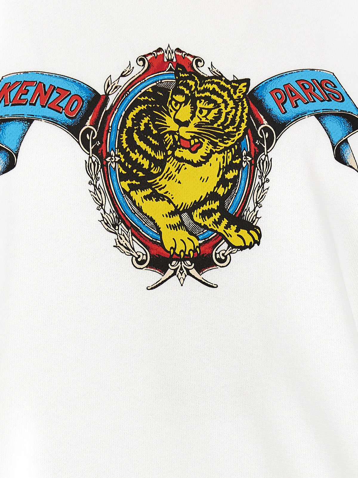Kenzo Kenzo Jumping Tiger Sweatshirt White