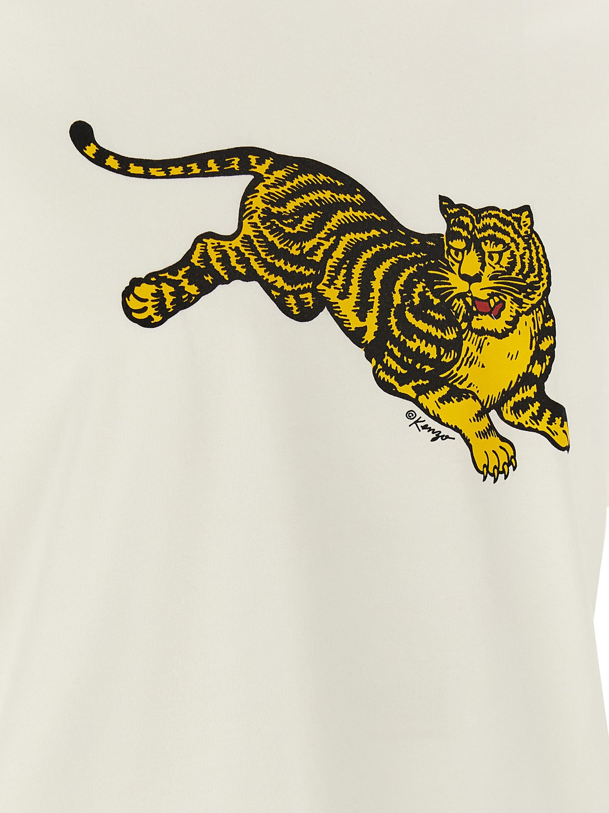 Kenzo Kenzo Jumping Tiger Shirt White