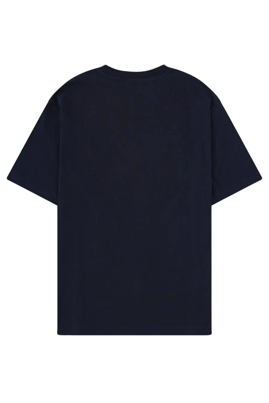 Kenzo men’s dark navy blue oversized short-sleeved shirt with classic crew neck in soft cotton material