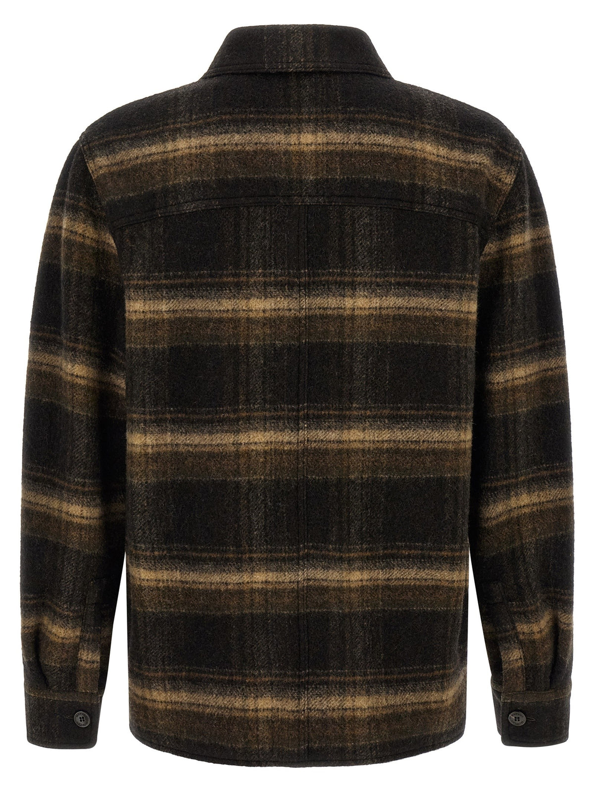 ISABEL MARANT Kervon Wool Overshirt Brown