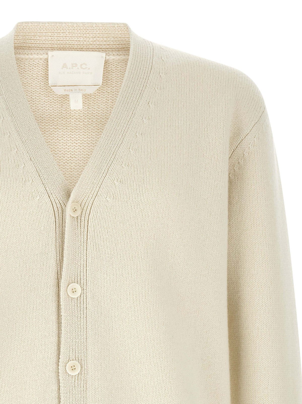 A.P.C Kevin Cardigan White