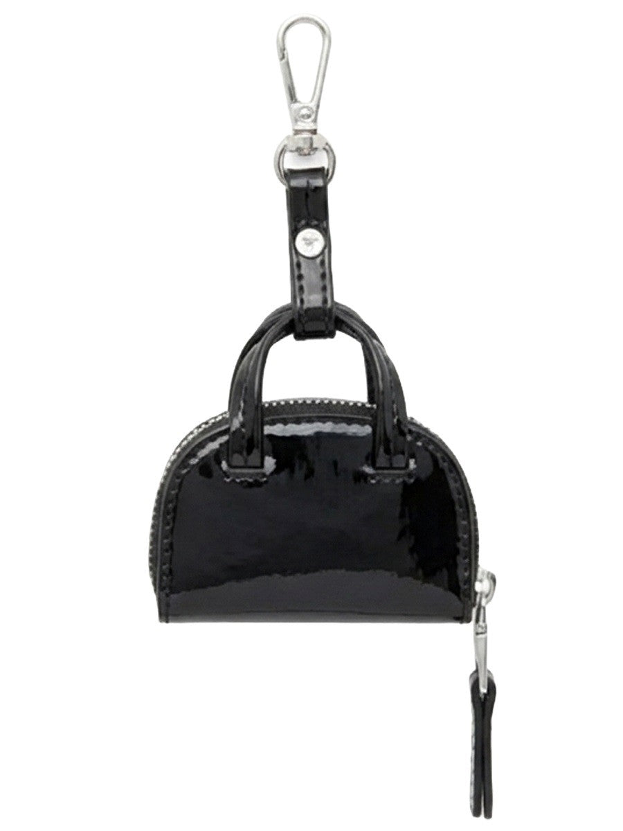 Diesel Women's Keychain 1DR Dome Black