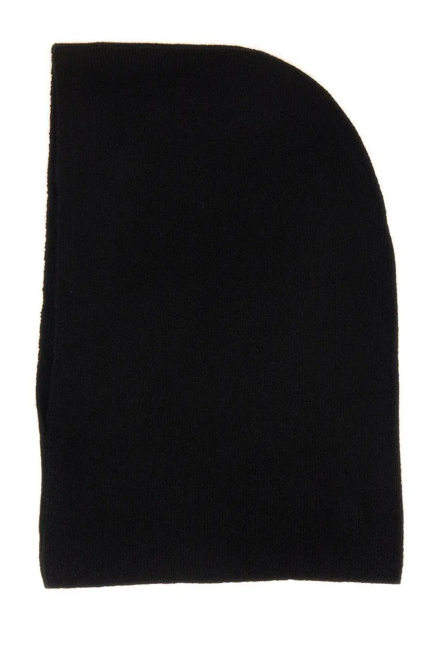 Kijima takayuki womens cashmere balaclava black soft textured knit beanie for warmth and style
