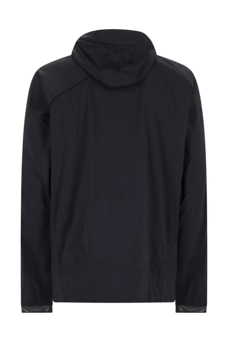 KläTtermusen men’s giacca nal black hooded jacket with sleek minimalist design and subtle seam detailing