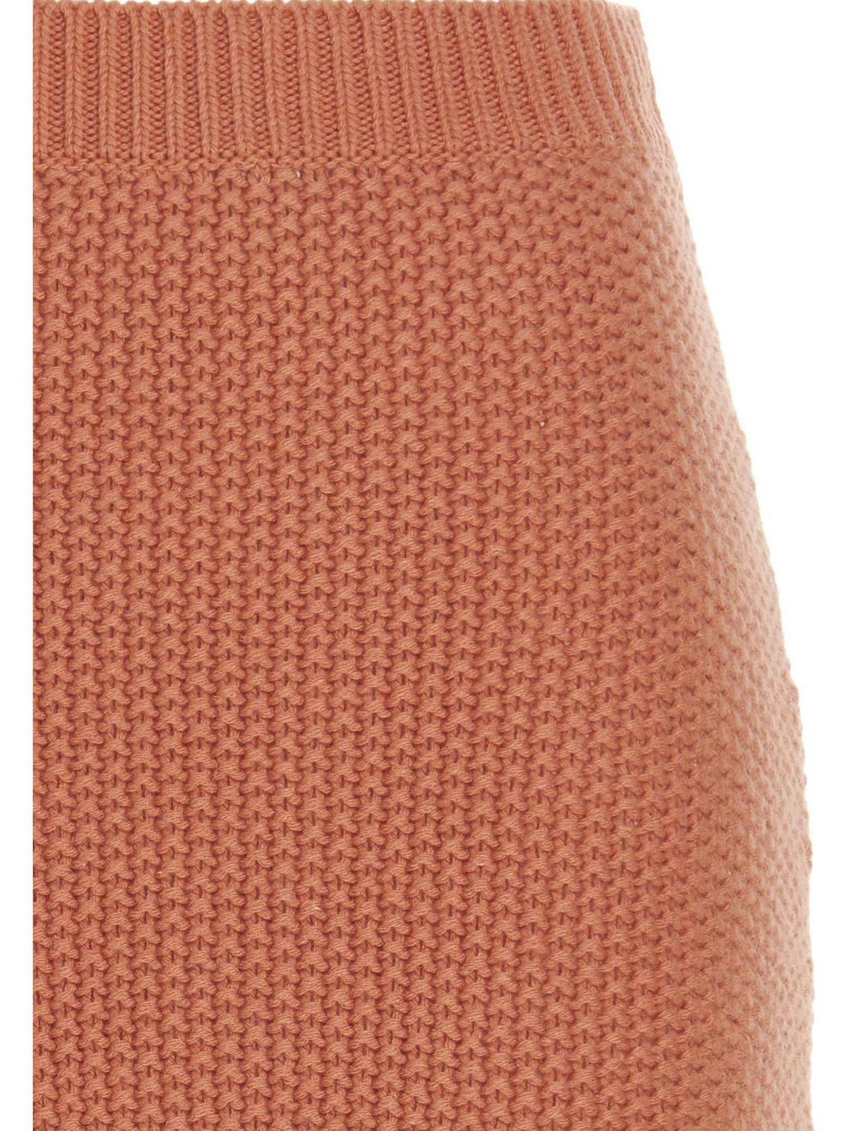 Chloé Knit Long Skirt Orange
