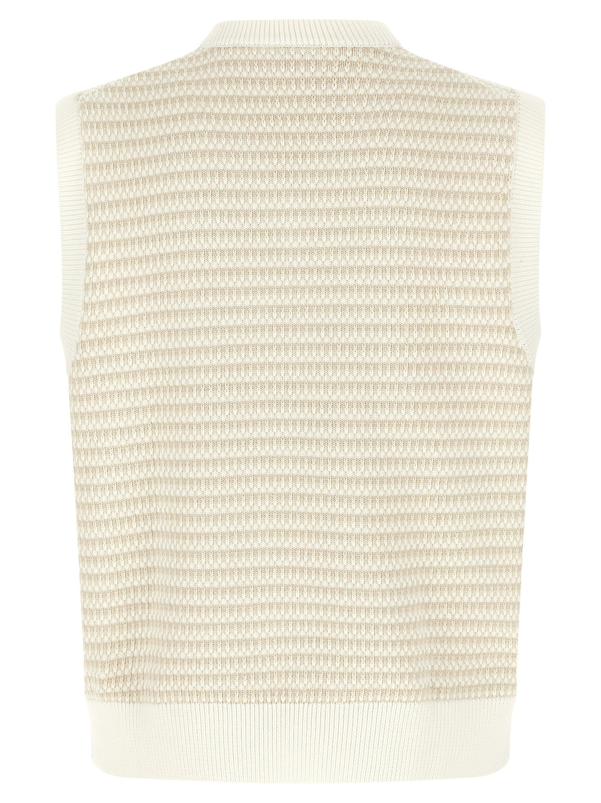 Lacoste Knit Vest Beige