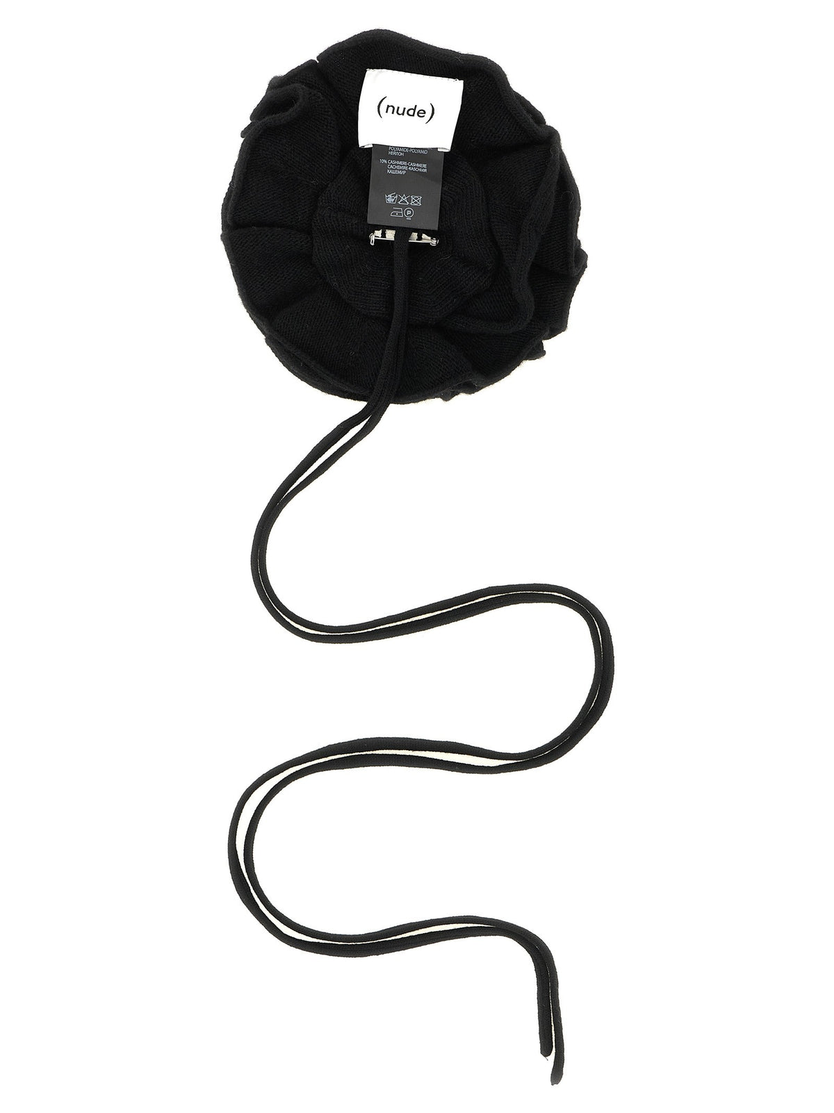 Nude Lucy Knitted Brooch Black