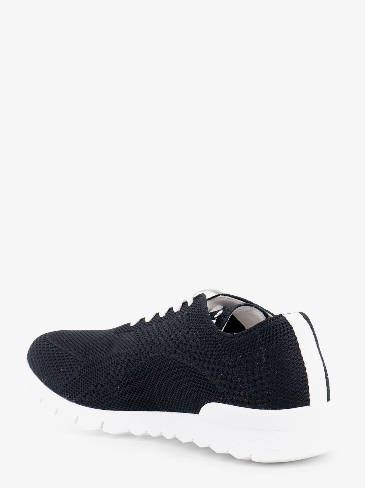 Kiton Men's Knitted Fabric Sneakers Black