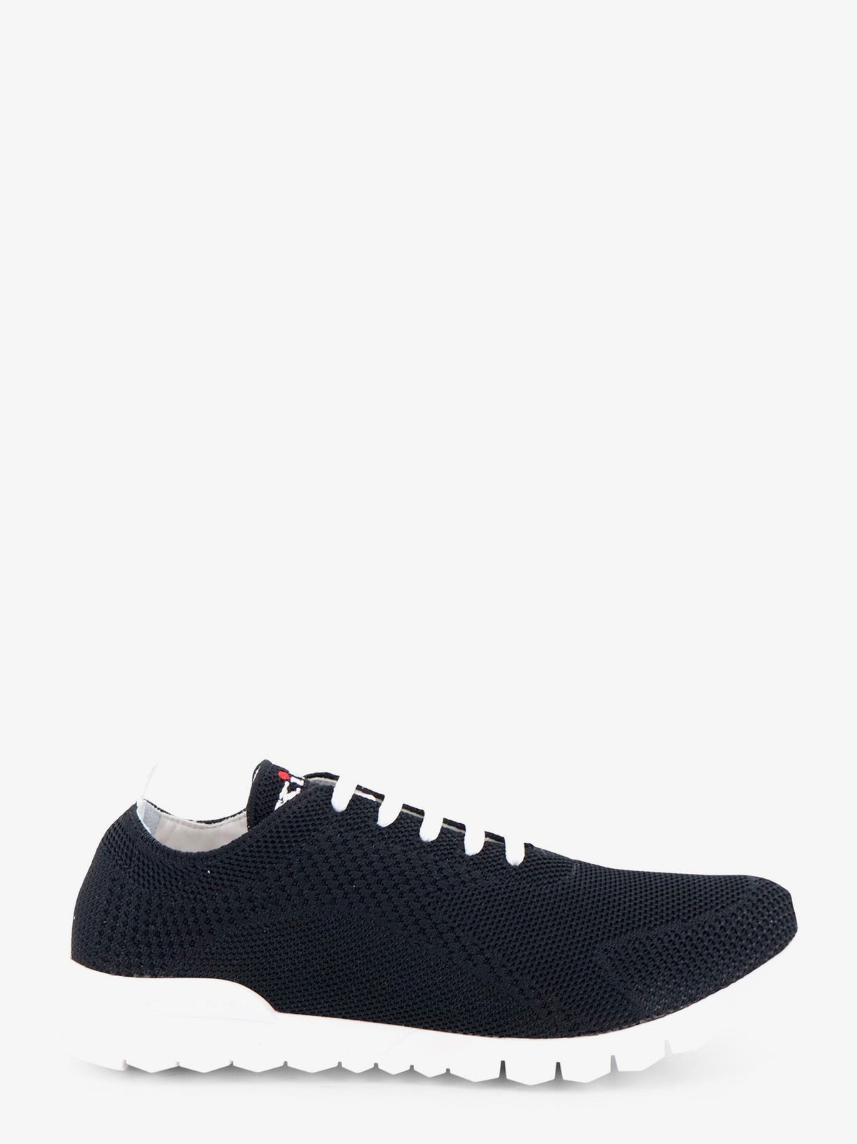 Kiton Men's Knitted Fabric Sneakers Black