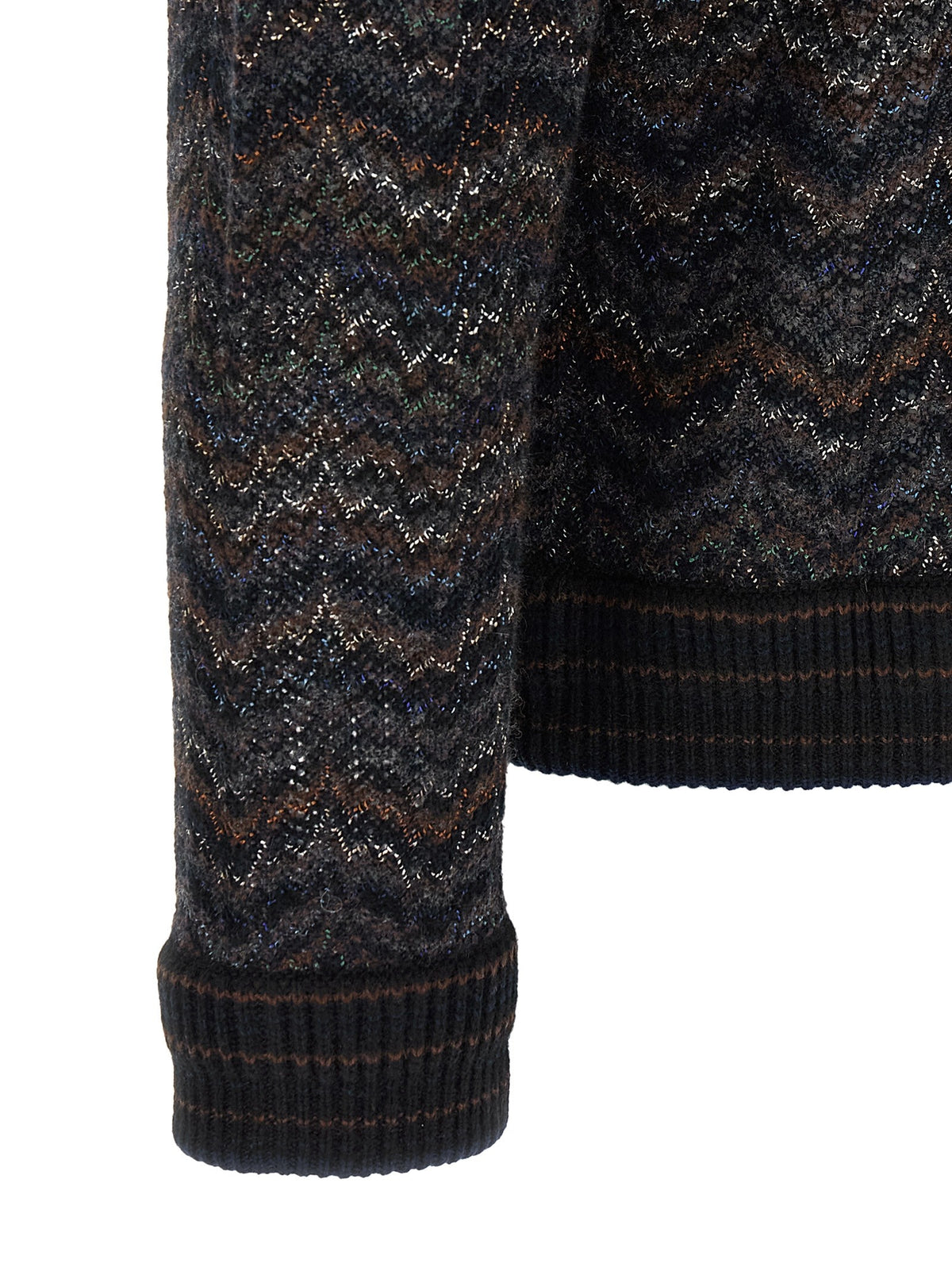 Missoni Knitted Polo Shirt Gold