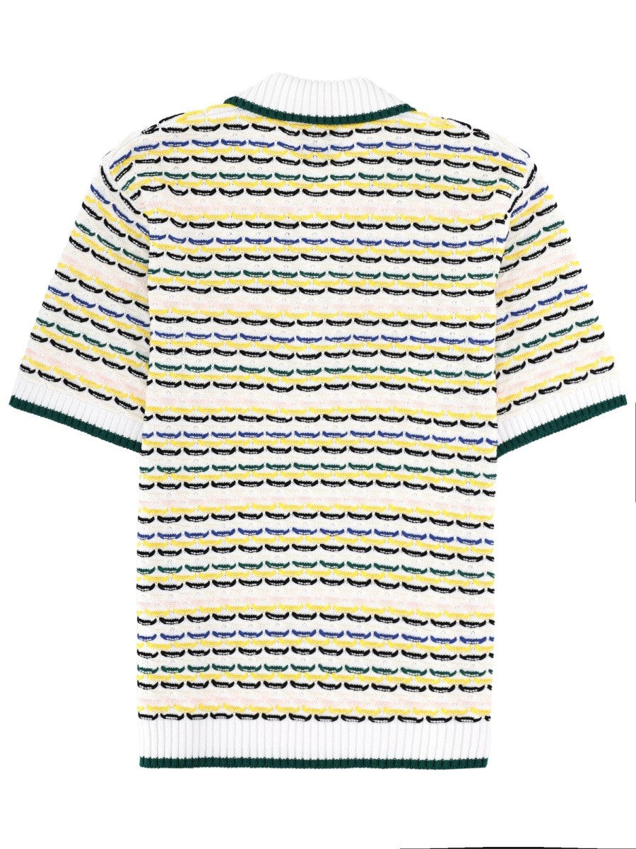 Casablanca Men's Knitted Polo Multicolor