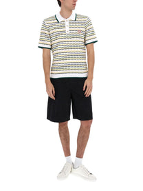 Casablanca Men's Knitted Polo Multicolor
