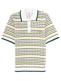 Casablanca Men's Knitted Polo Multicolor
