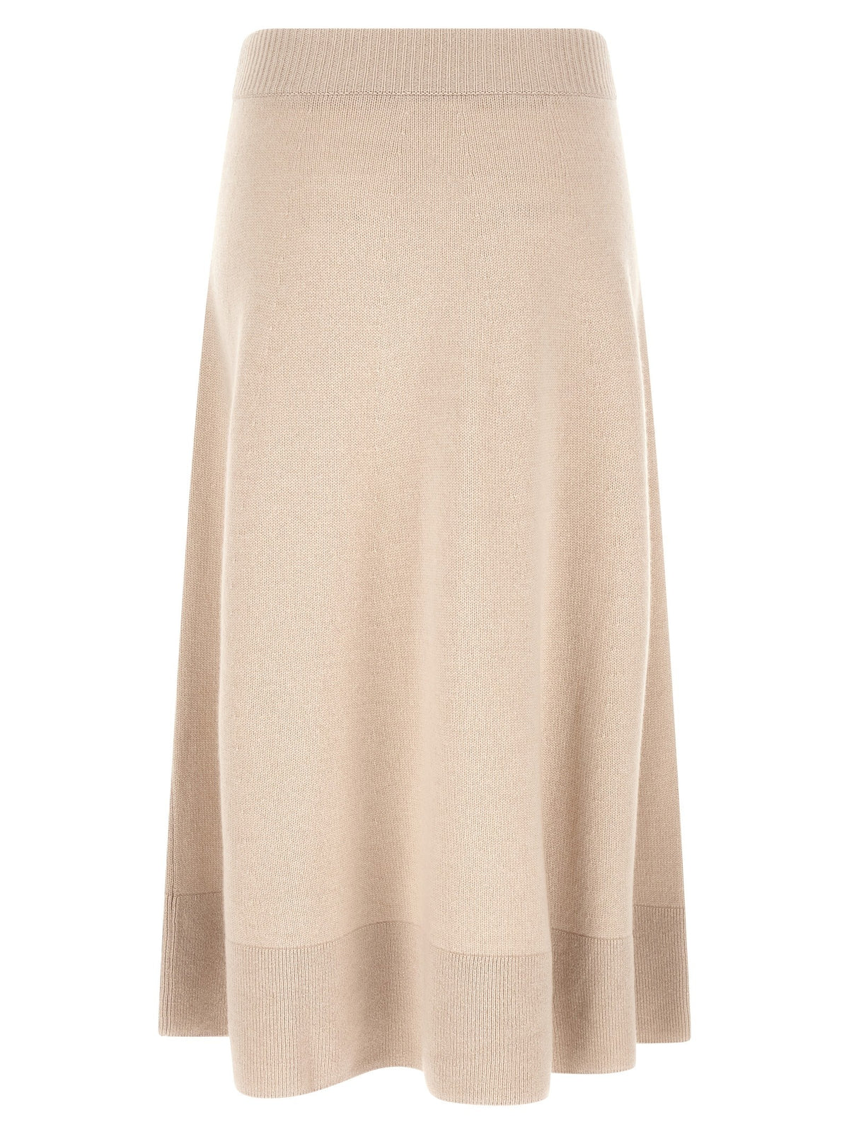 Agnona Knitted Skirt Beige