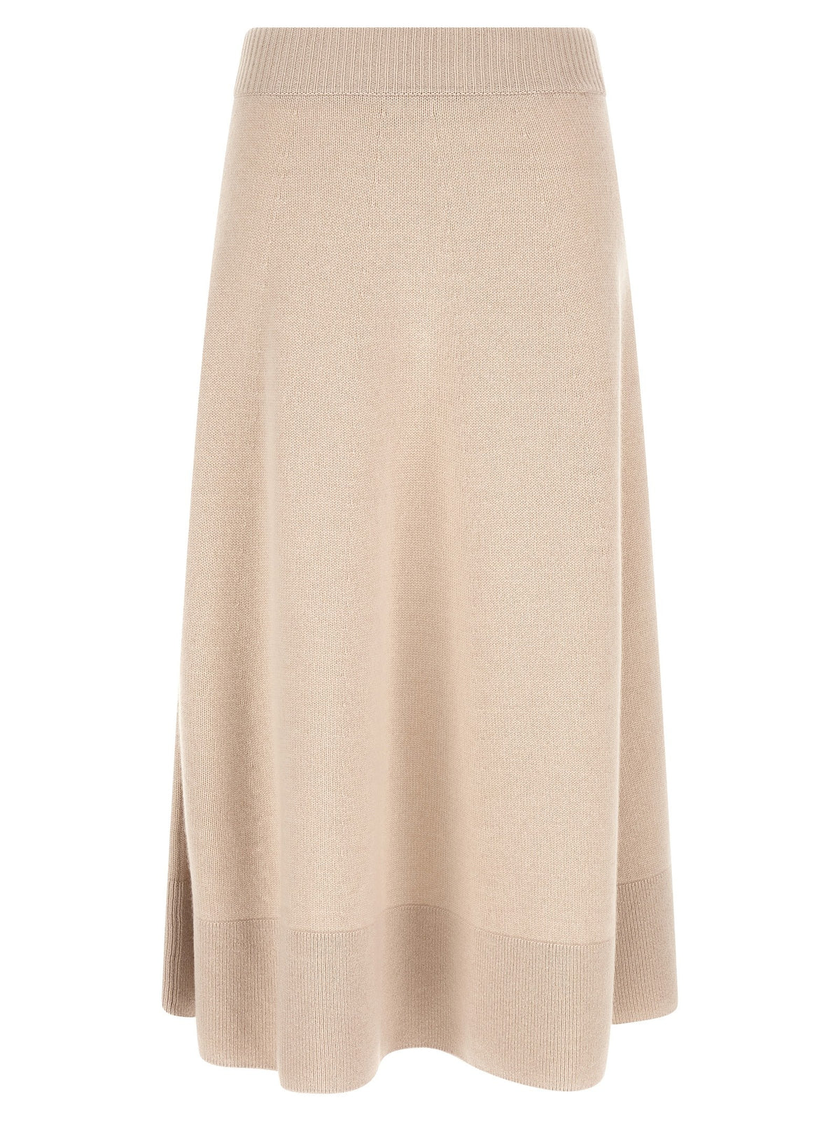 Agnona Knitted Skirt Beige