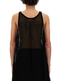 Rick Owens Men's Knitted Tank Top Black