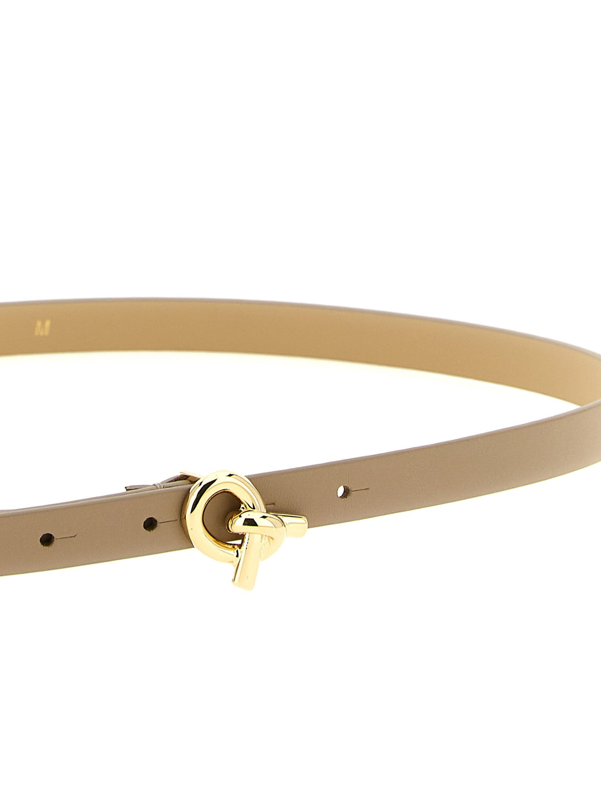 Fabiana Filippi Knot Buckle Belt Beige