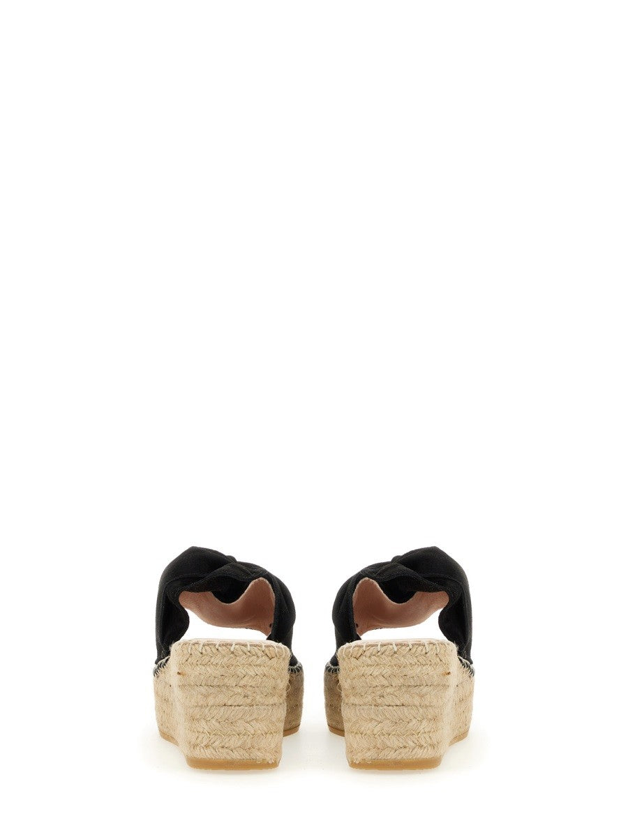 Manebi Women's Knot Sandal Black