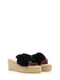 Manebi Women's Knot Sandal Black