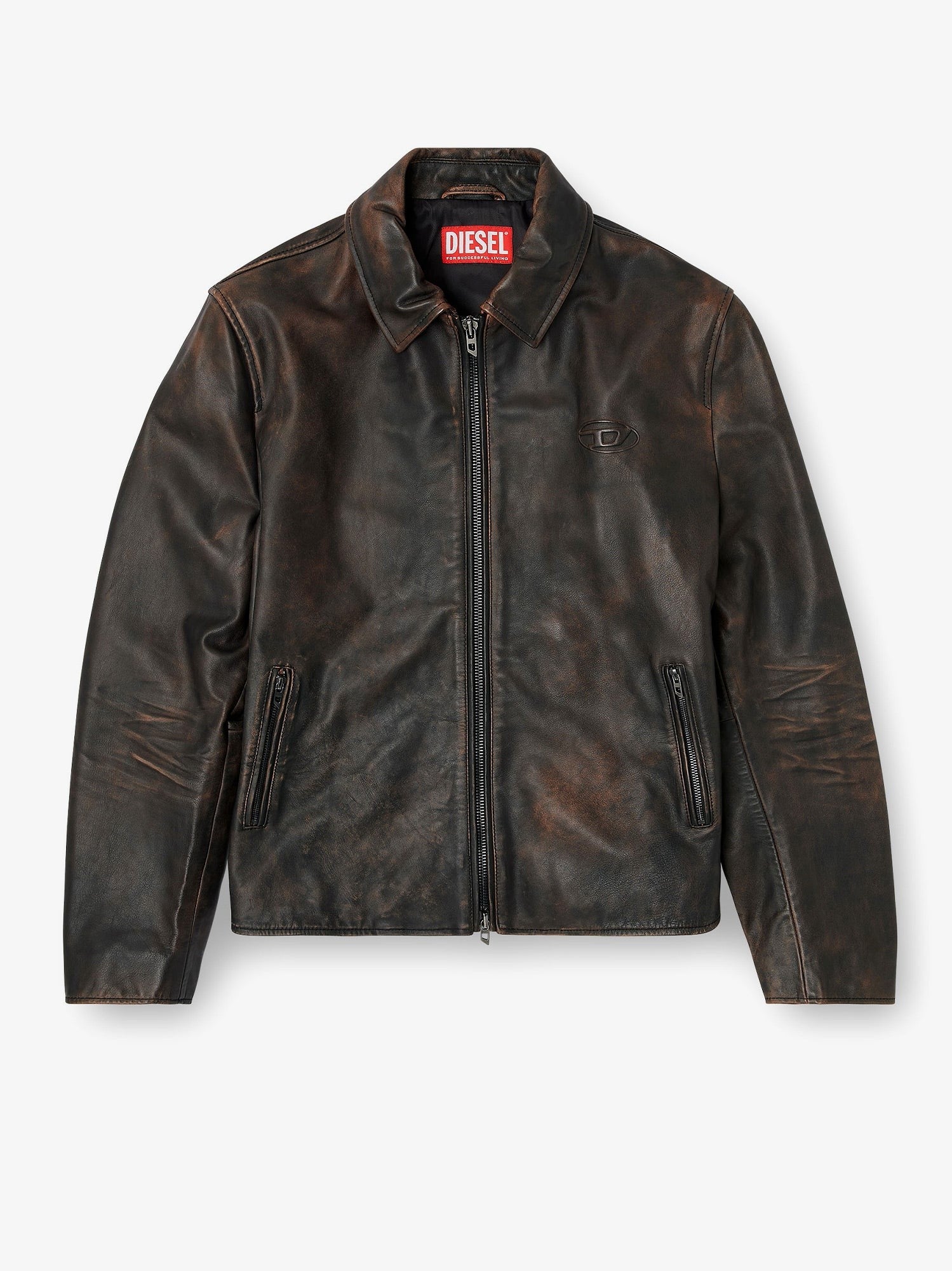 Diesel Men's Amar Wrd Jacket Brown