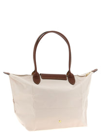 Longchamp Women's Le Pliage Original Large Nylon Shoulder Bag White