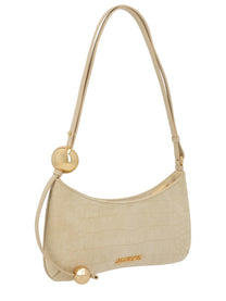 JACQUEMUS Women's LA Bag Bisou Perle Beige, view 3