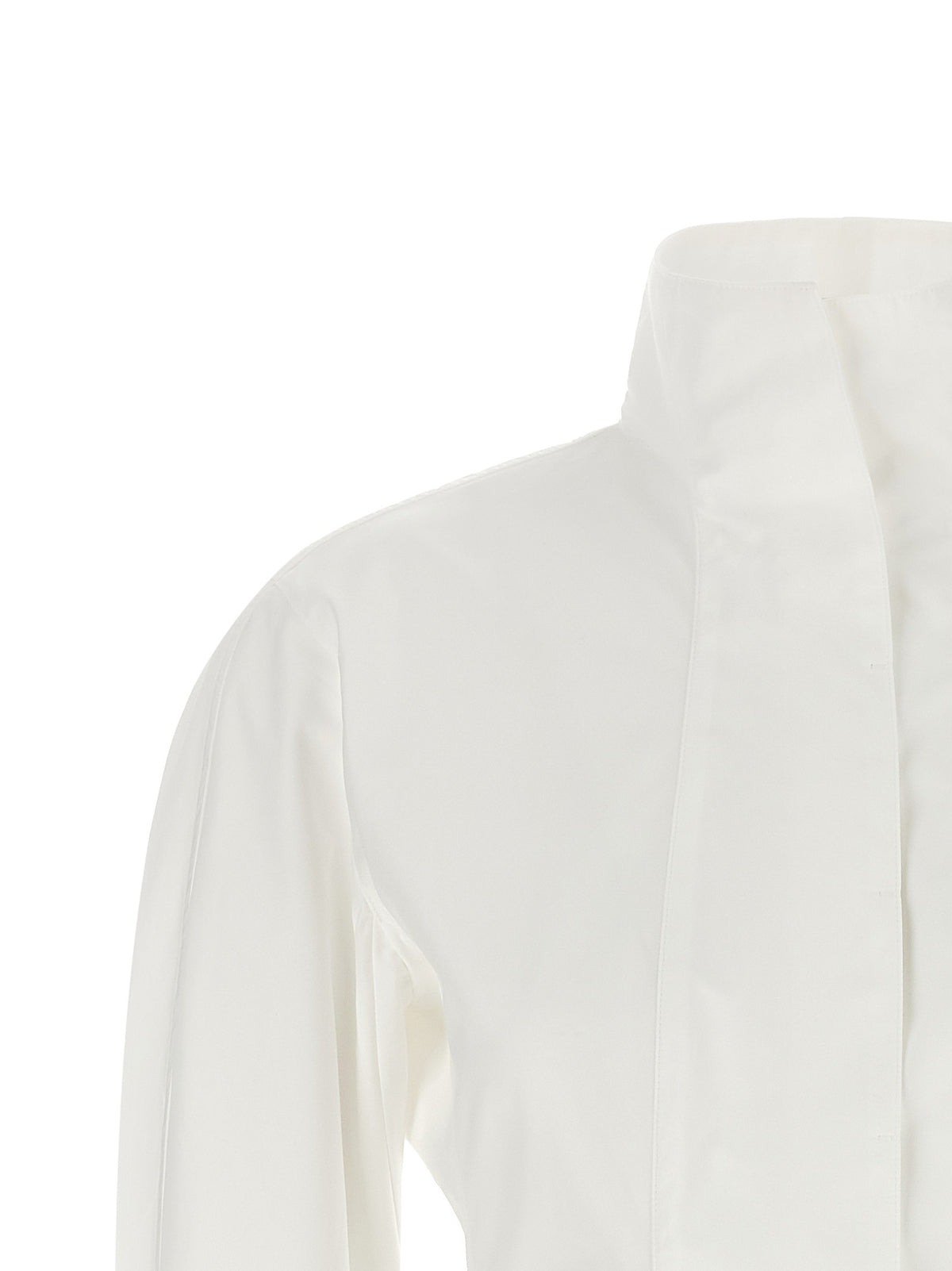 JACQUEMUS La Chemise Tulipe Shirt White