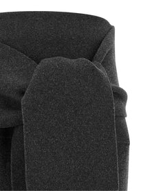 JACQUEMUS La Jupe Fiocco Skirt Grey