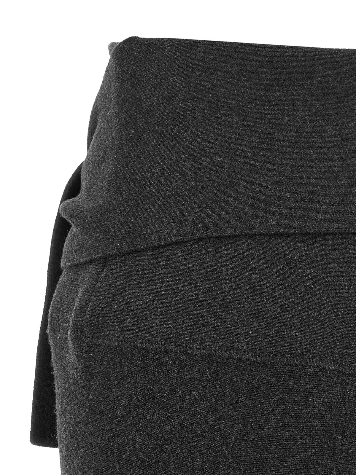 JACQUEMUS La Jupe Fiocco Skirt Grey