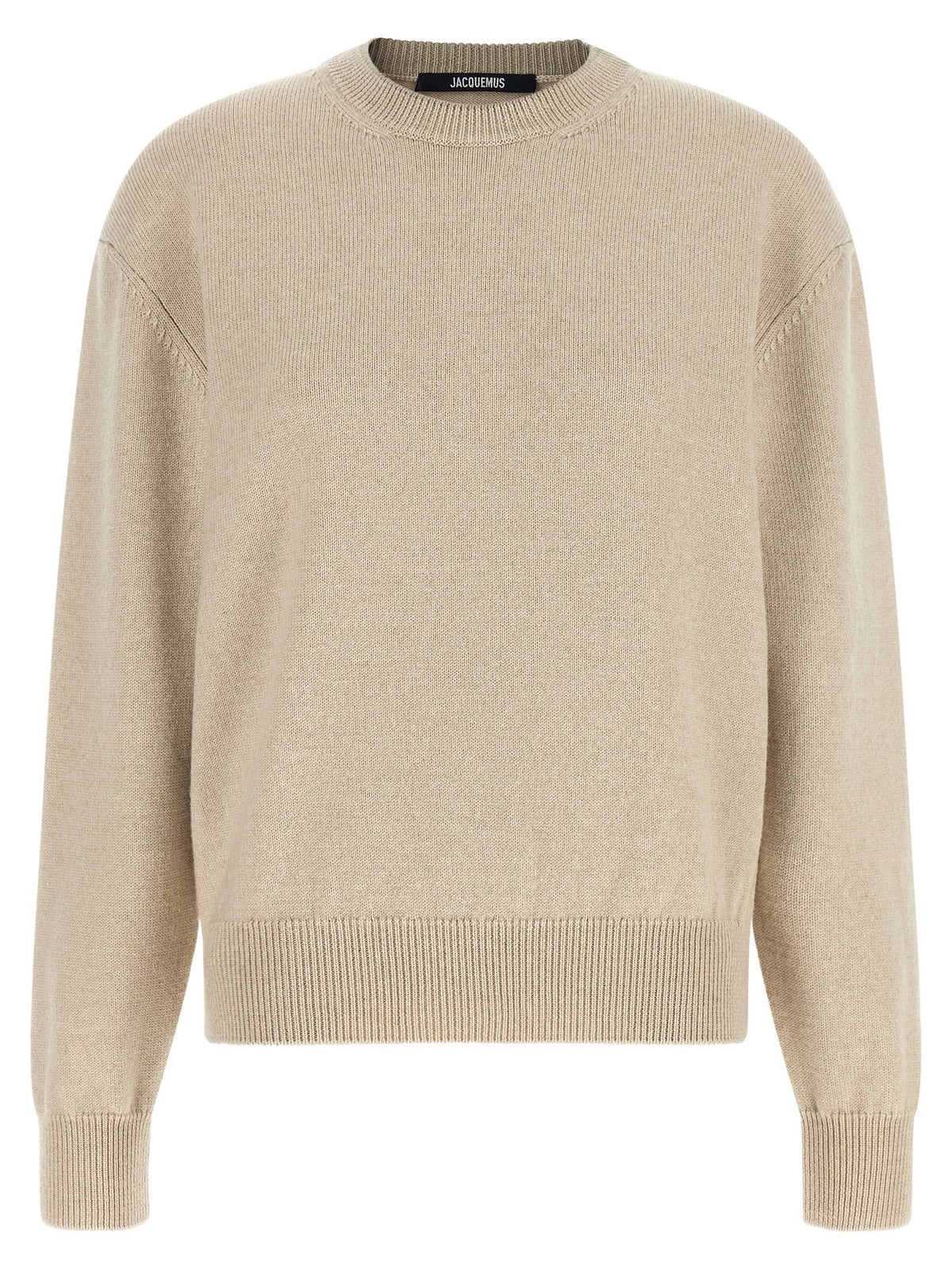 JACQUEMUS La Maille Moulin Sweater Beige