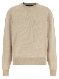 JACQUEMUS La Maille Moulin Sweater Beige
