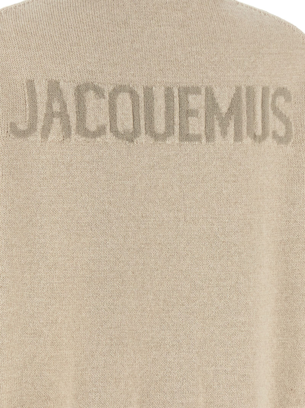 JACQUEMUS La Maille Moulin Sweater Beige
