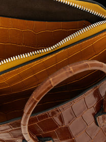 The Attico La Passeggiata Mini Handbag Brown
