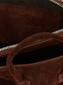 The Attico La Passeggiata Mini Handbag Brown