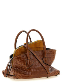 The Attico La Passeggiata Mini Handbag Brown