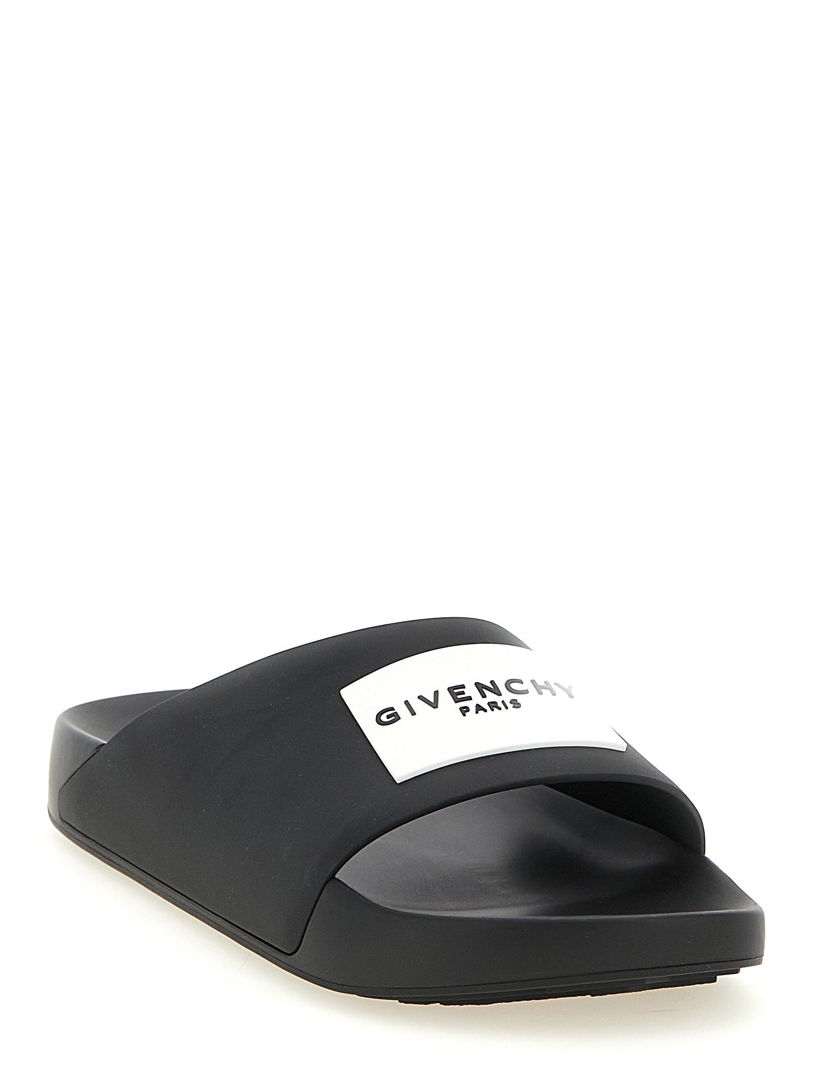 Givenchy Men's Label Mules Black