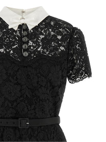 self-portrait Lace Dress Black