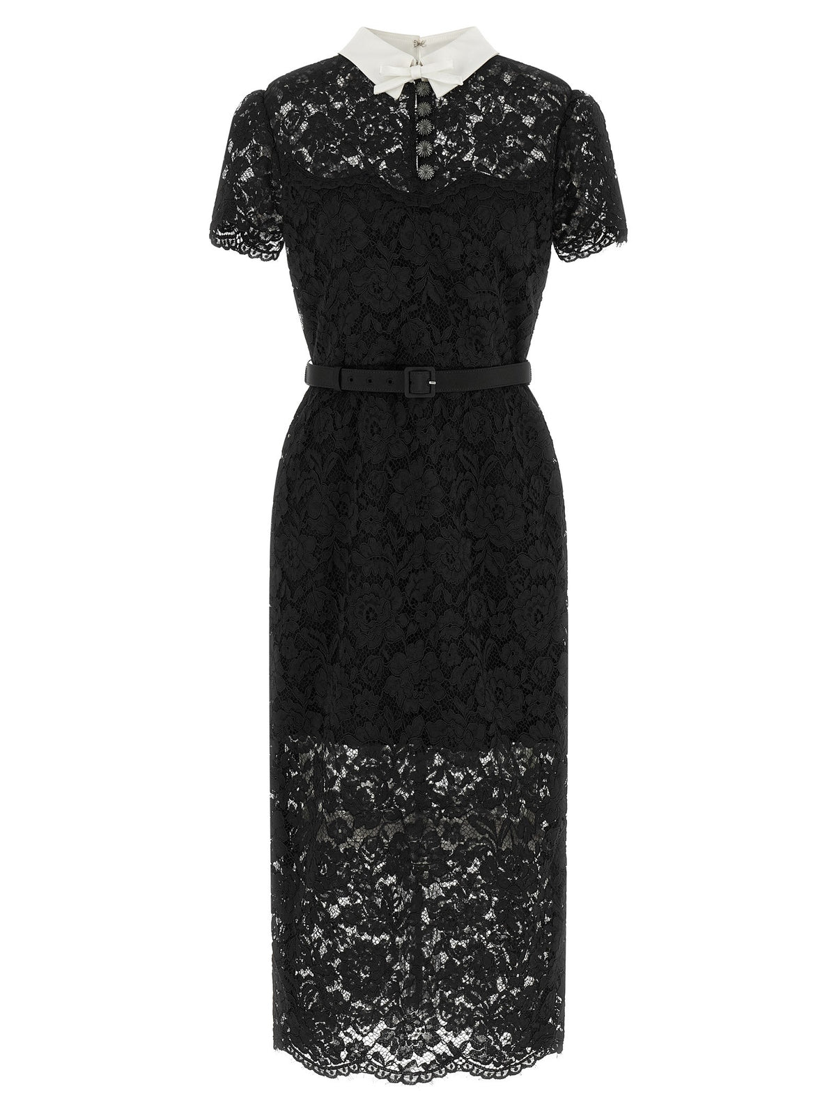 self-portrait Lace Dress Black